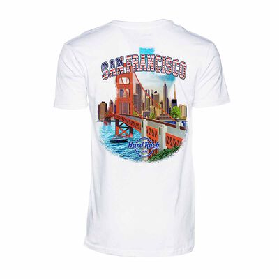 Adult Fit Guitar City Art Tee